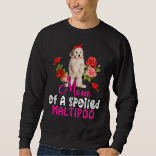 Mama eines verwischten Maltipoo Niedlich Maltipoo Sweatshirt