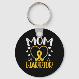Mama eines Warrior Childhood Cancer Awareness Mont Schlüsselanhänger
