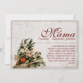 Mama - einfach unersetzlich - Bouquet (Vorderseite)