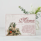 Mama - einfach unersetzlich - Bouquet (Stehend Vorderseite)