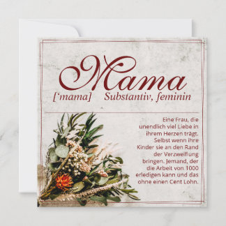 Mama - einfach unersetzlich - Bouquet