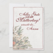 Mama - einfach unersetzlich - Bouquet (Rückseite)