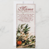Mama - einfach unersetzlich - Bouquet (Vorderseite)