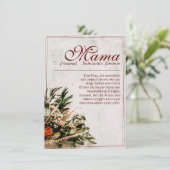 Mama - einfach unersetzlich - Bouquet (Stehend Vorderseite)