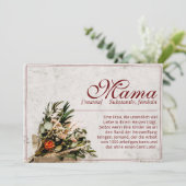 Mama - einfach unersetzlich - Bouquet (Stehend Vorderseite)