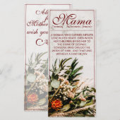 Mama - einfach unersetzlich - Bouquet (Vorne/Hinten)