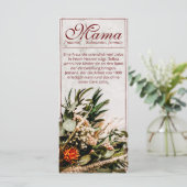 Mama - einfach unersetzlich - Bouquet (Stehend Vorderseite)