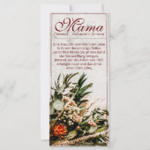 Mama - einfach unersetzlich - Bouquet (Vorderseite)