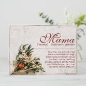 Mama - einfach unersetzlich - Bouquet (Stehend Vorderseite)