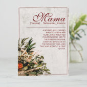 Mama - einfach unersetzlich - Bouquet (Stehend Vorderseite)