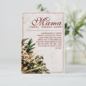 Mama - einfach unersetzlich - Bouquet (Stehend Vorderseite)