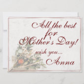 Mama - einfach unersetzlich - Bouquet (Rückseite)