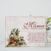 Mama - einfach unersetzlich - Bouquet (Stehend Vorderseite)