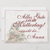 Mama - einfach unersetzlich - Bouquet (Rückseite)