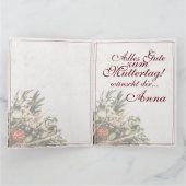 Mama - einfach unersetzlich - Bouquet Karte (Innenseite)