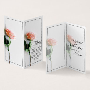 Mama - einfach unersetzlich   Classic Card - Rose 