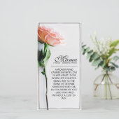 Mama - einfach unersetzlich | Classic Card - Rose (Stehend Vorderseite)
