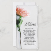 Mama - einfach unersetzlich | Classic Card - Rose (Vorderseite)
