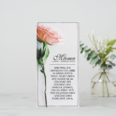 Mama - einfach unersetzlich | Classic Card - Rose (Stehend Vorderseite)