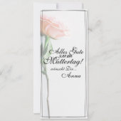 Mama - einfach unersetzlich | Classic Card - Rose (Rückseite)