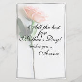 Mama - einfach unersetzlich | Classic Card - Rose (Rückseite)