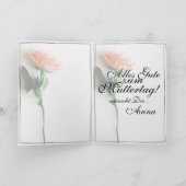 Mama - einfach unersetzlich | Classic Card - Rose Karte (Innenseite)