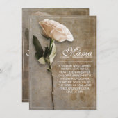 Mama - einfach unersetzlich - Vintag (Vorne/Hinten)