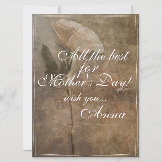 Mama - einfach unersetzlich - Vintag (Rückseite)