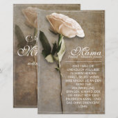 Mama - einfach unersetzlich - Vintag (Vorne/Hinten)