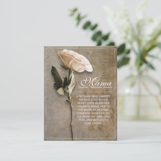 Mama - einfach unersetzlich - Vintag (Stehend Vorderseite)