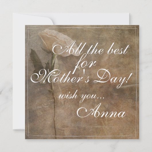 Mama - einfach unersetzlich - Vintag (Rückseite)