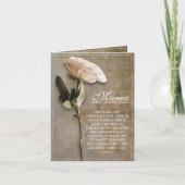 Mama - einfach unersetzlich - Vintage Karte (Vorderseite)