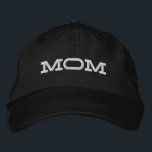 Mama Einfache Coole moderne Typografie Bestickte Baseballkappe<br><div class="desc">Mama Einfache Coole Moderne Typografie Custom Sticked Baseball Cap bietet die einfache moderne bestickte Text "Mama". Perfekt als Geschenk für Mutter zum Muttertag,  Weihnachten,  Geburtstag und mehr. Erstellt von Evco Studio www.zazzle.com/store/evcostudio</div>