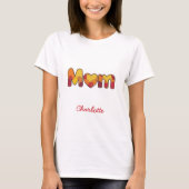 Mama | Einfaches Geschenk für die Mama | Niedliche T-Shirt (Vorderseite)