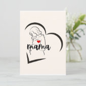 MAMA EINLADUNG (Stehend Vorderseite)