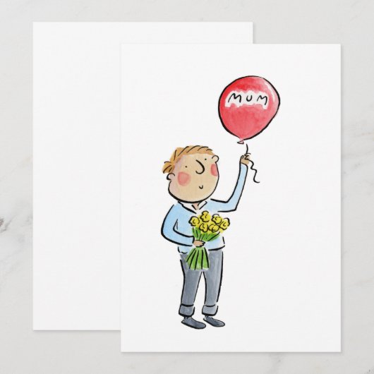 Mama Einladung (Vorne/Hinten)