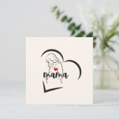 MAMA EINLADUNG (Stehend Vorderseite)