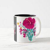 Mama Einzigartige Design-Tasse Zweifarbige Tasse (VorderseiteRechts)