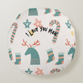 Mama Einzigartiger Luxus Living Round Pillows Rundes Kissen