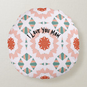 Mama Einzigartiger Luxus Living Round Pillows Rundes Kissen
