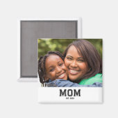 Mama Einzigartiges Modernes Fotogeschenk Magnet (Vorderseite/Rückseite)