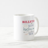 Mama Eishockey Billet Sprichwort/Zitat Kaffeetasse (VorderseiteRechts)