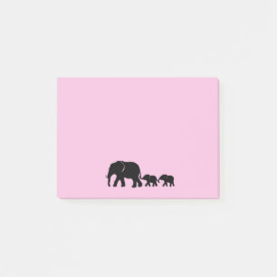 Mama Elefant mit Baby-Post-it-Notizen Post-it Klebezettel