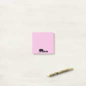 Mama Elefant mit Babys Post-it-Notizen Post-it Klebezettel (Auf Schreibtisch)