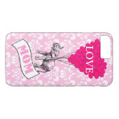 Mama, Elefant und Herzblasen Case-Mate iPhone Hülle (Rückseite (Horizontal))