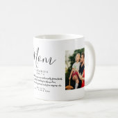 Mama Elegantes Foto für das Skriptangebot Kaffeetasse (VorderseiteRechts)