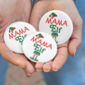 Mama Elf Button