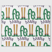 Mama Elf Geschenkpapier (Flach)
