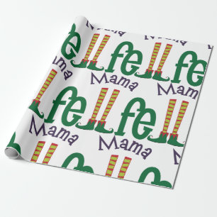 Mama Elf Geschenkpapier