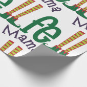 Mama Elf Geschenkpapier (Ecke)